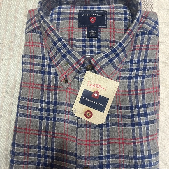 Never worn saddlebred button up. XL. - Picture 2 of 2